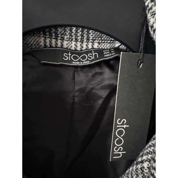 Stooch Women’s Medium Plaid Cropped Jacket Y2K Retro Preppy Style NWT - Picture 4 of 10